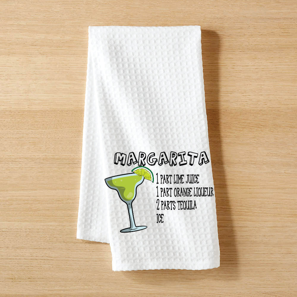 Waffle Towel - Cocktails
