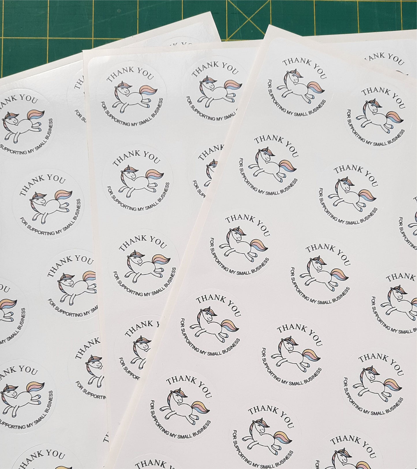Thankyou Stickers - Unicorns
