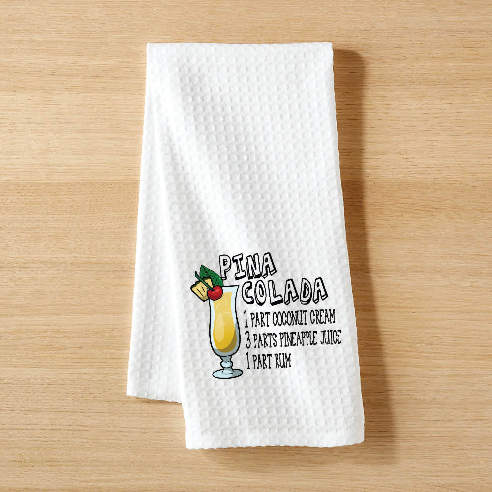 Waffle Towel - Cocktails