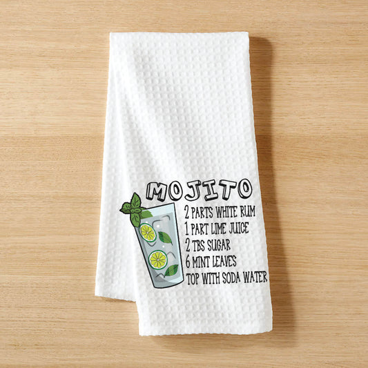 Waffle Towel - Cocktails