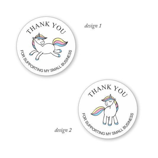 Thankyou Stickers - Unicorns