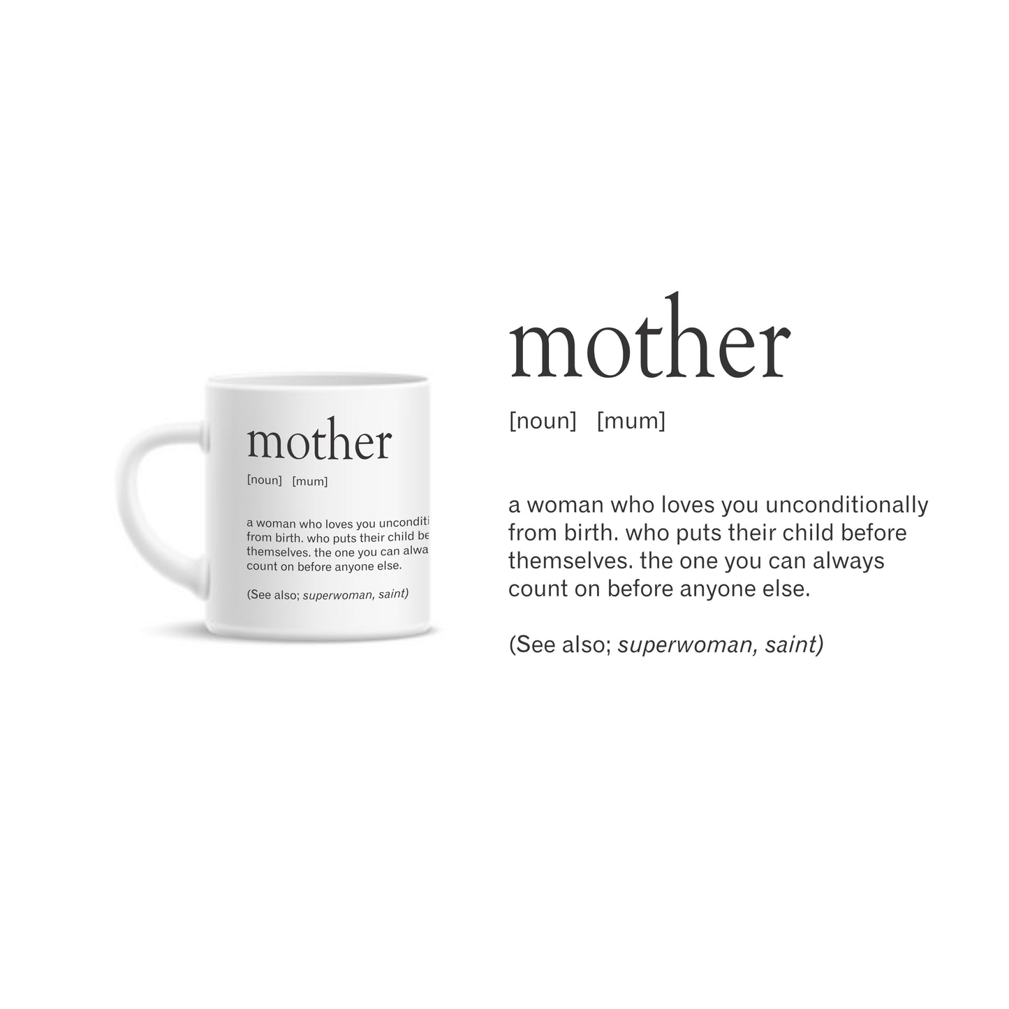 Mother Definition Mug